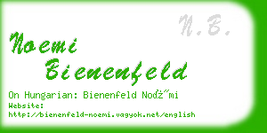 noemi bienenfeld business card